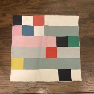 West Elm Geometric Pattern Pillow Cover 100% Cotton 19x19
